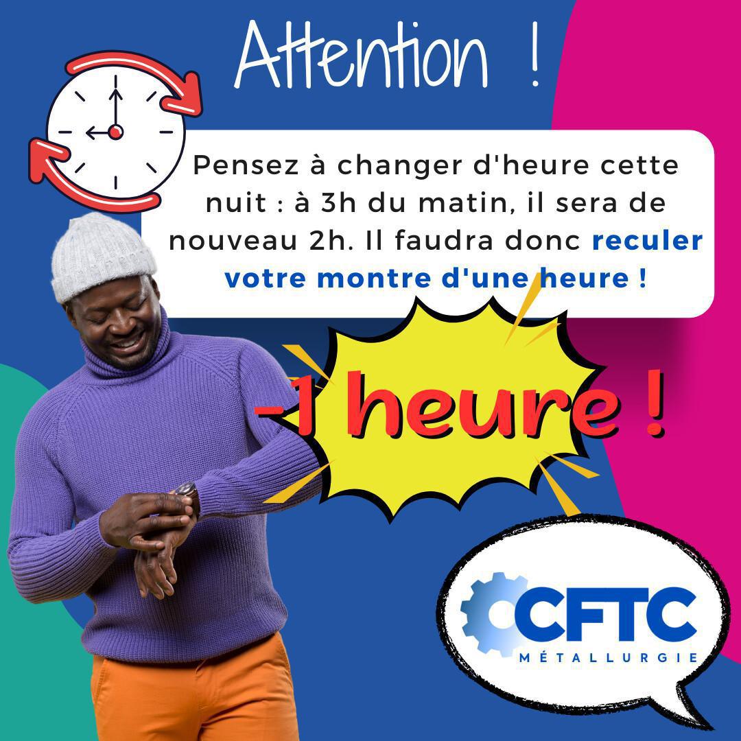 Passage à l'heure d'hiver