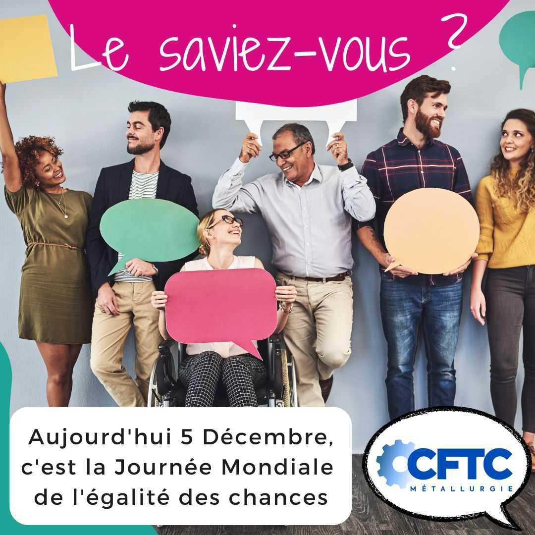 Journée mondiale de l'égalité des chances