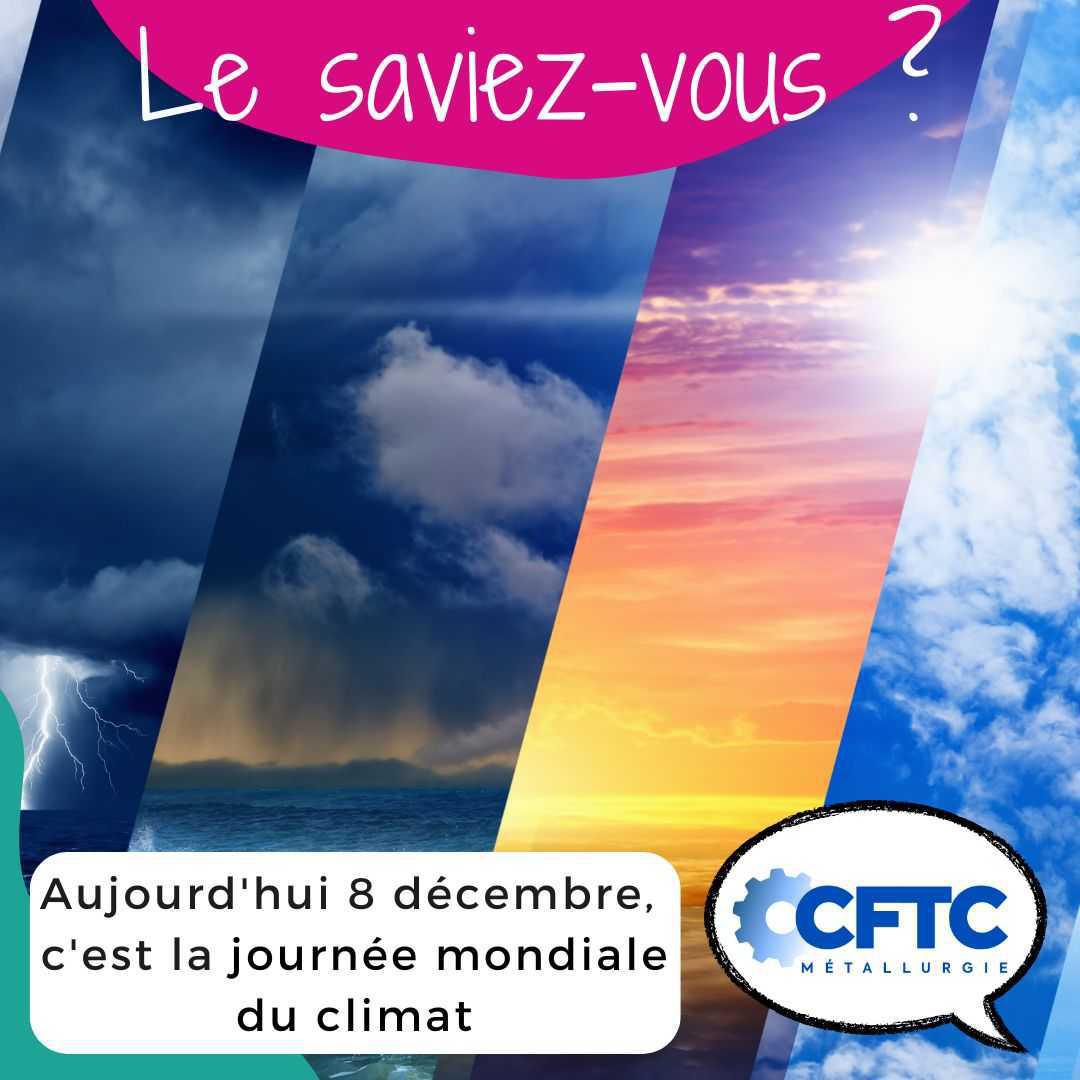 Journée mondiale du climat ☀️🌡️⛅⛈️🌪️🌨️🌧️❄️