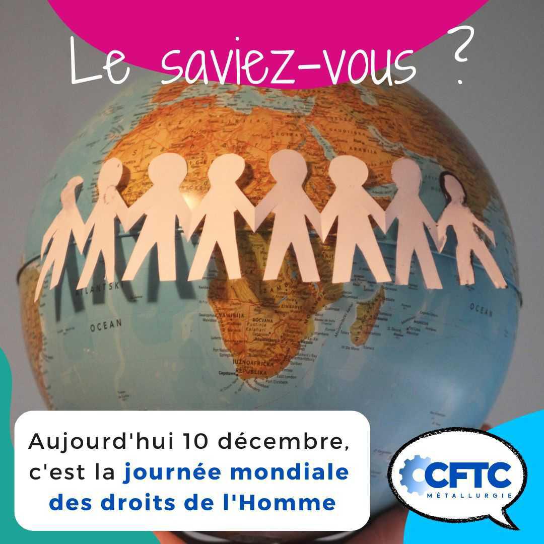 Journée mondiale des droits de l'Homme.