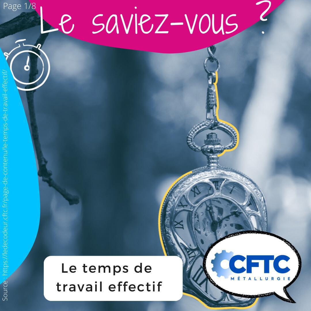 Le temps de travail effectif
