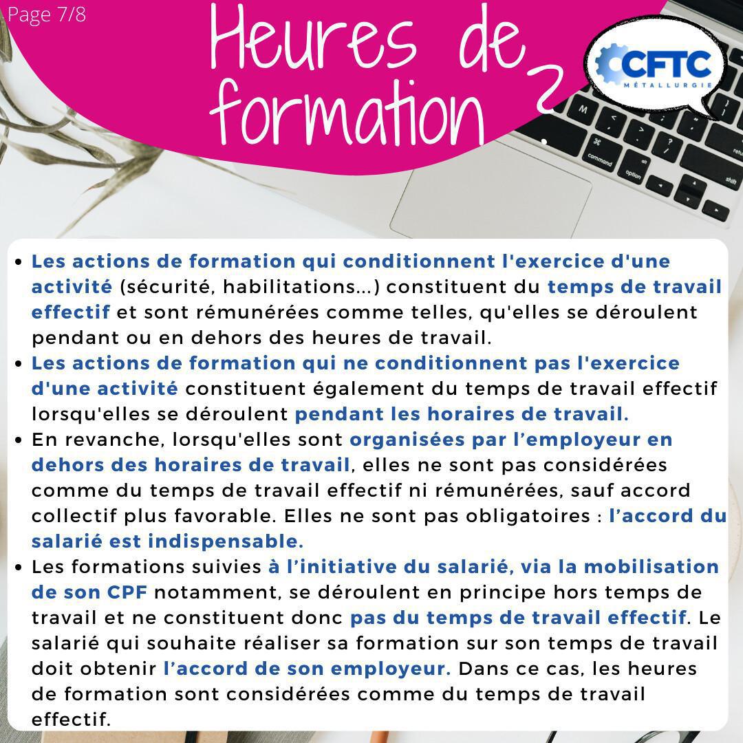 Le temps de travail effectif