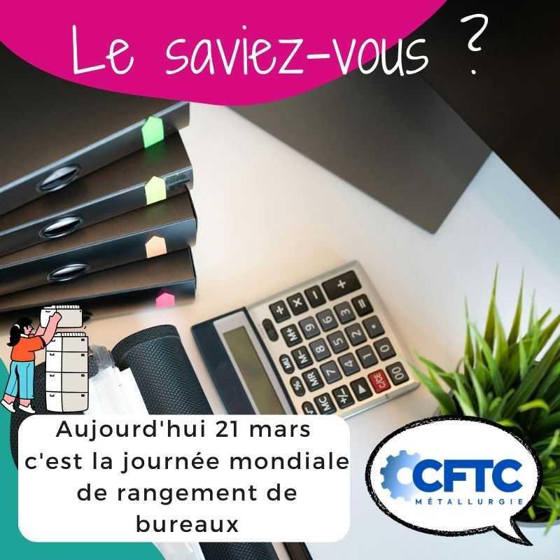 Rangeons nos bureaux !