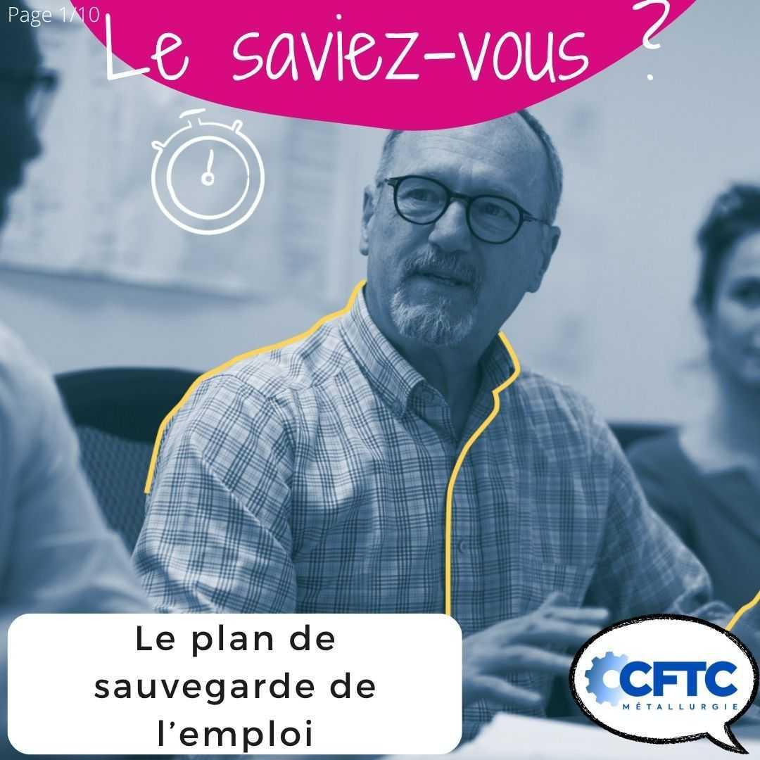 Le plan de sauvegarde de l'emploi