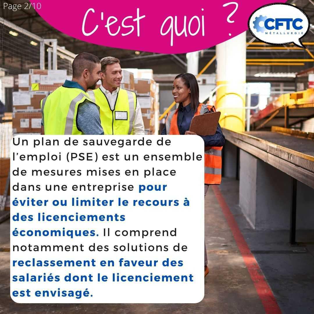 Le plan de sauvegarde de l'emploi