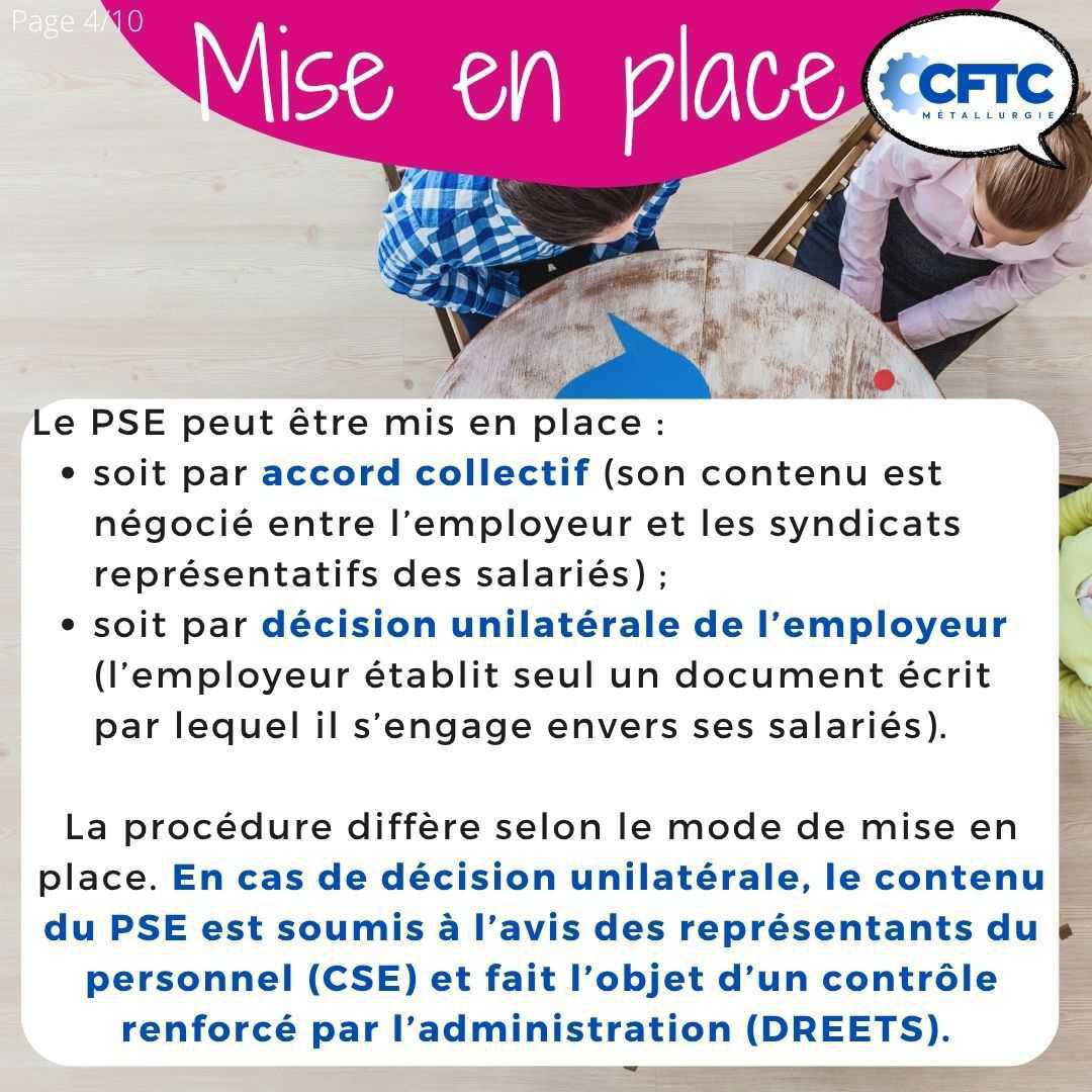 Le plan de sauvegarde de l'emploi