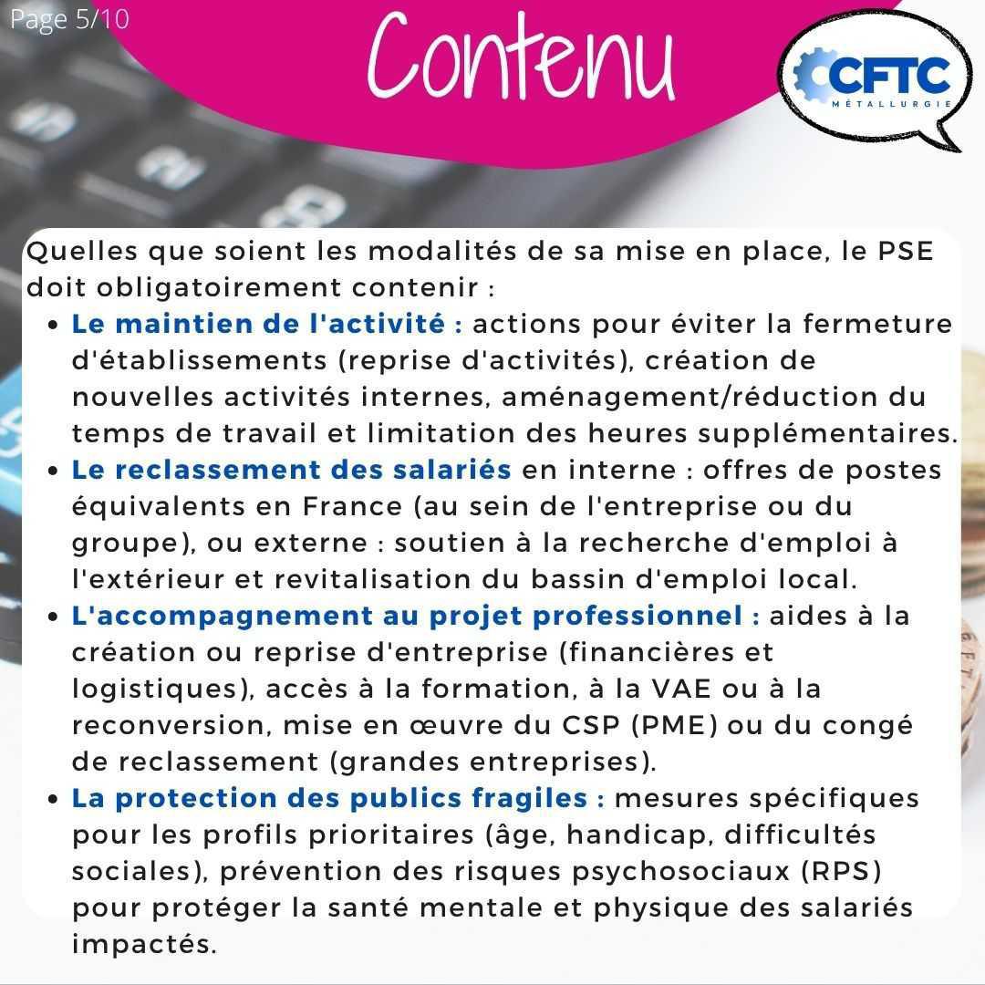 Le plan de sauvegarde de l'emploi