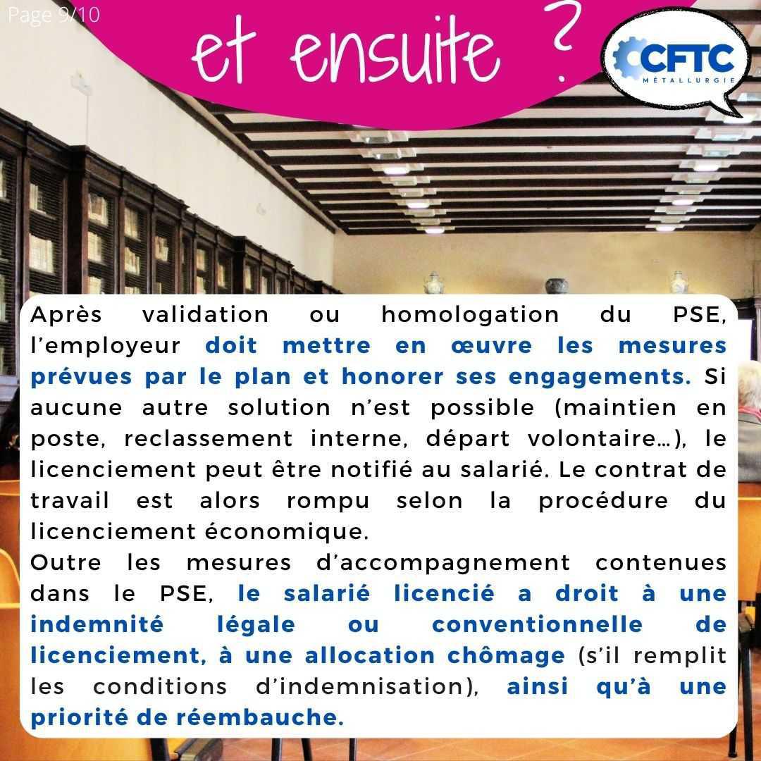 Le plan de sauvegarde de l'emploi