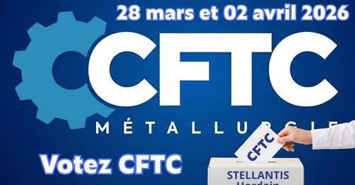 Elections Stellantis : bravo aux équipes CFTC de Charleville, Hordain et Vesoul !
