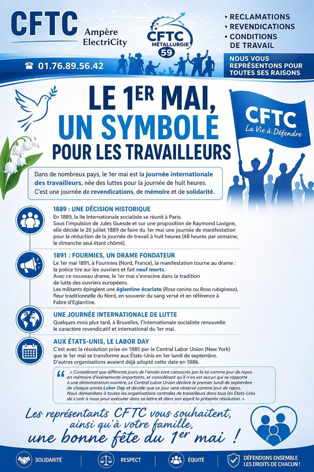 Bonne fête du 1er mai !