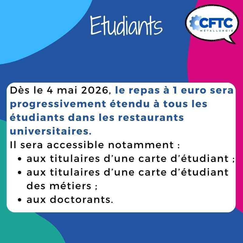 Les changements en mai