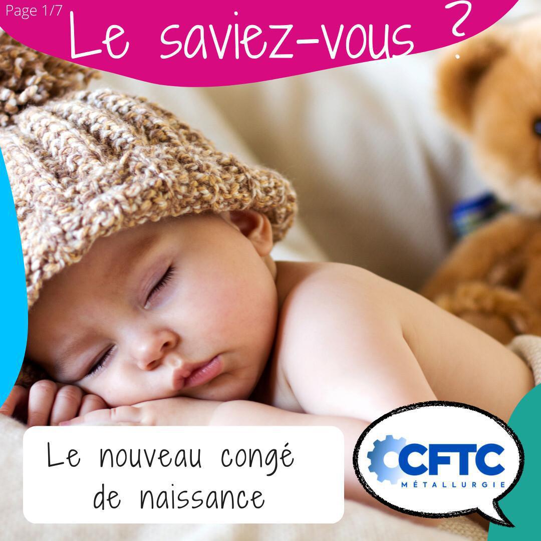 Le nouveau congé de naissance