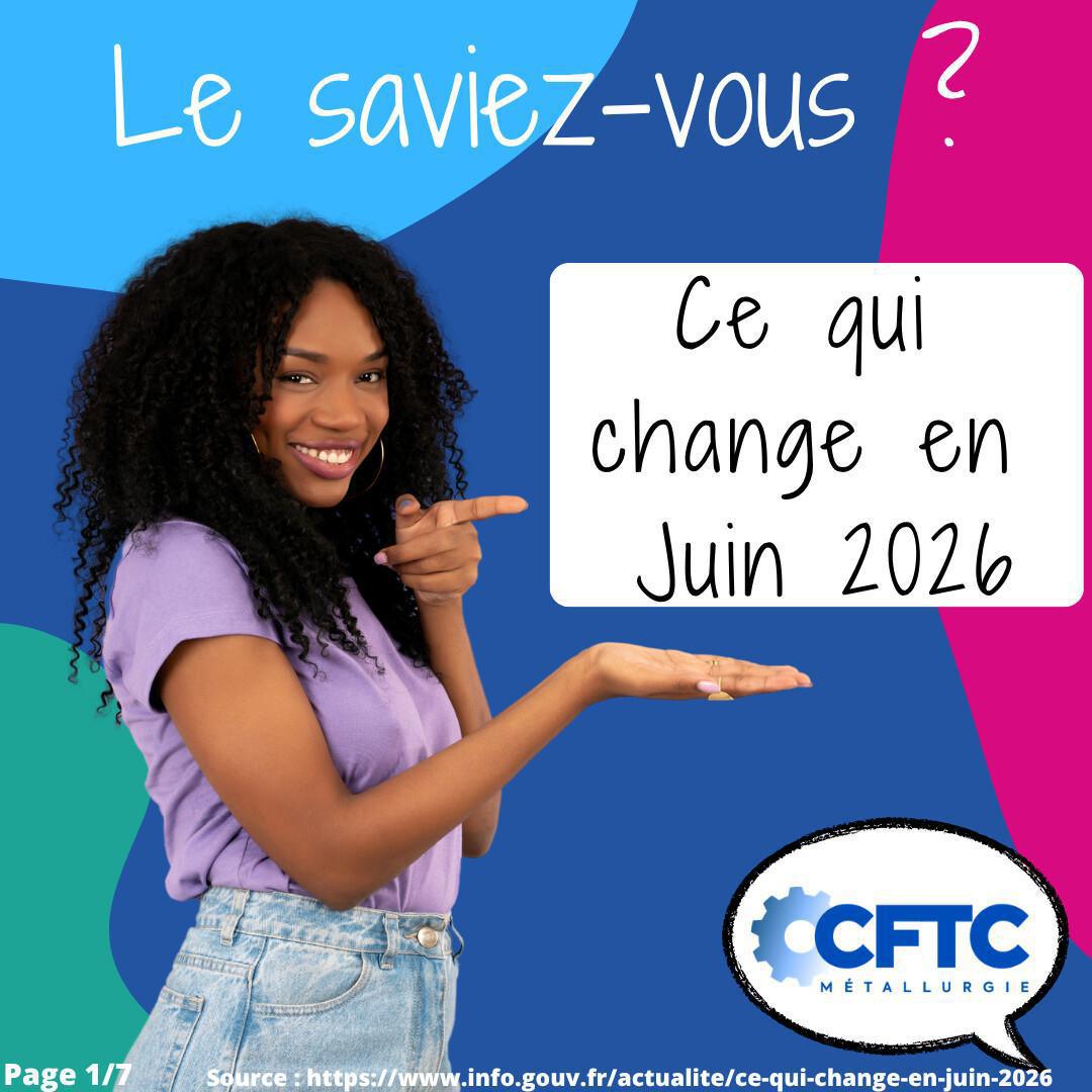Ce qui change en Juin 2026