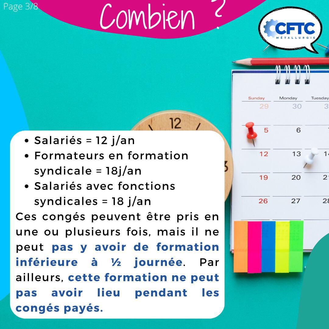 Le CFESES (Congé de formation économique, sociale, environnementale et syndicale)