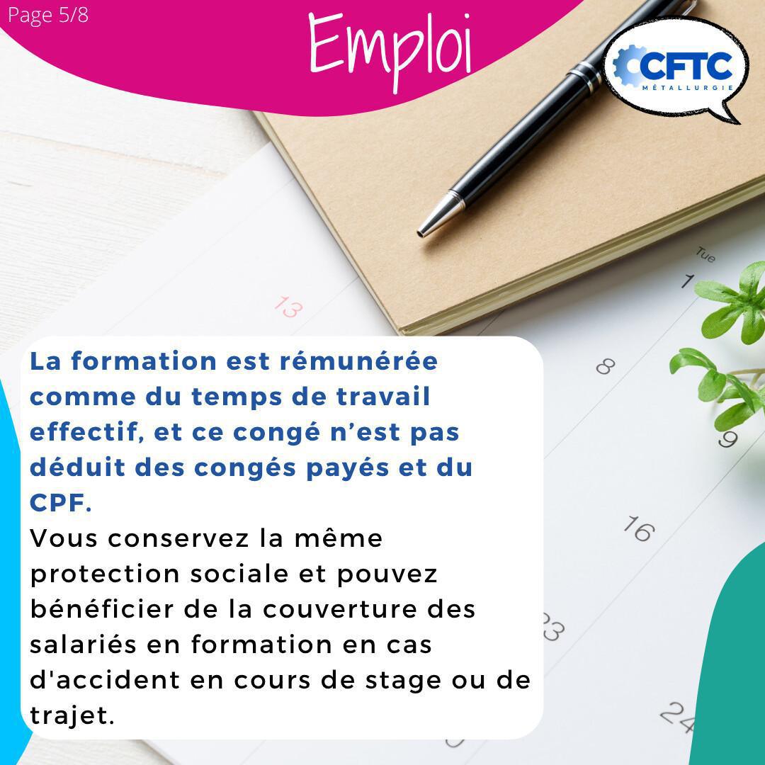 Le CFESES (Congé de formation économique, sociale, environnementale et syndicale)