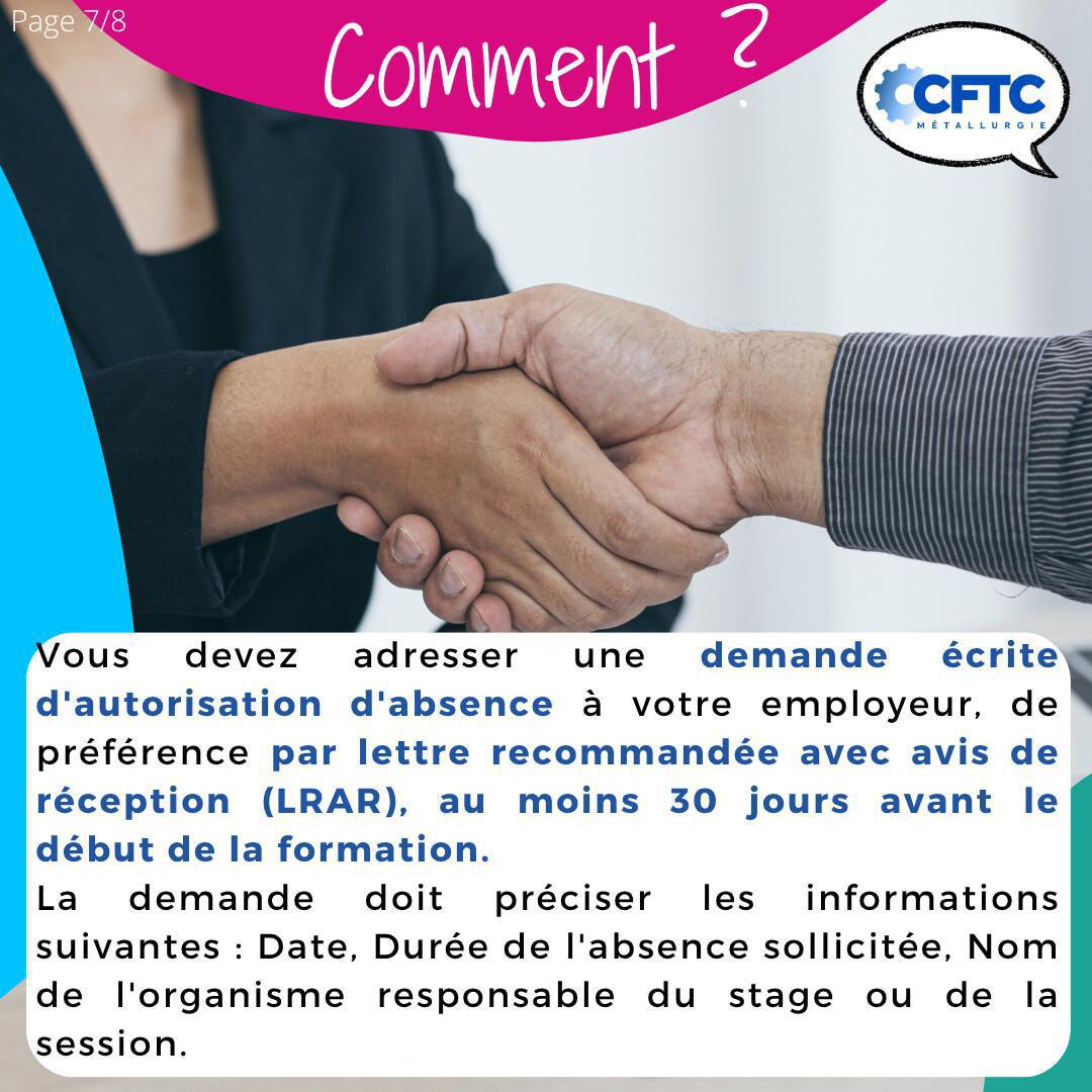 Le CFESES (Congé de formation économique, sociale, environnementale et syndicale)