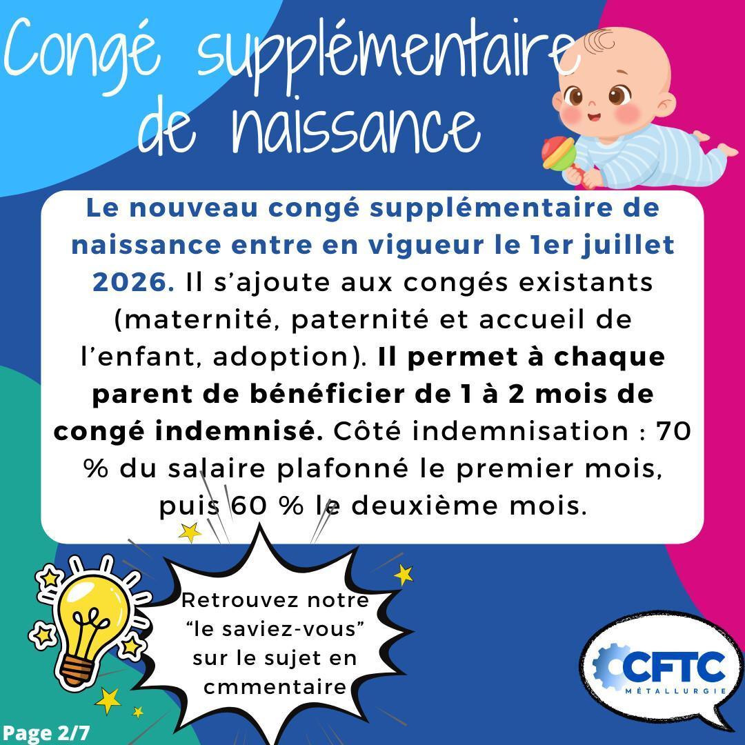 Les changements en juillet