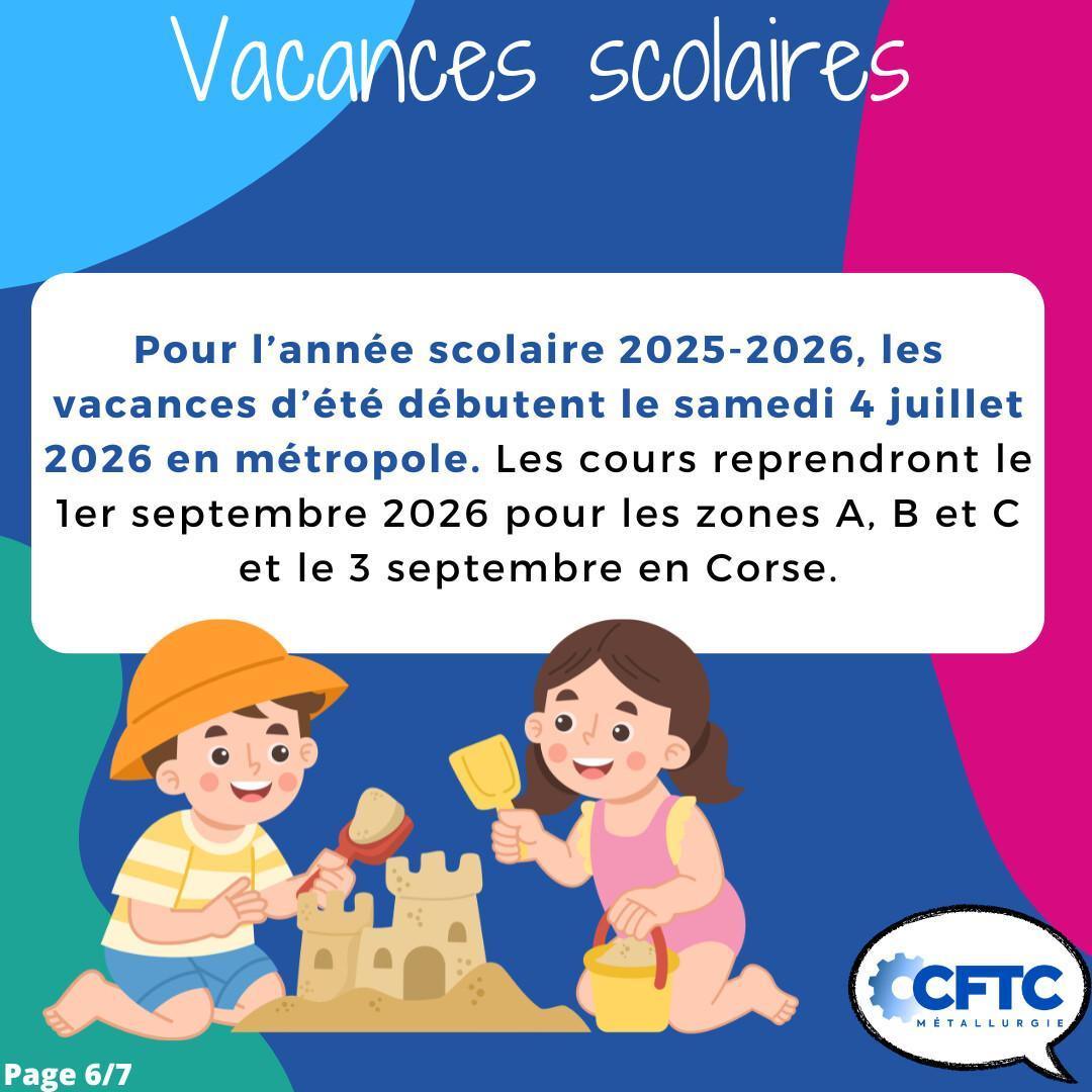 Les changements en juillet