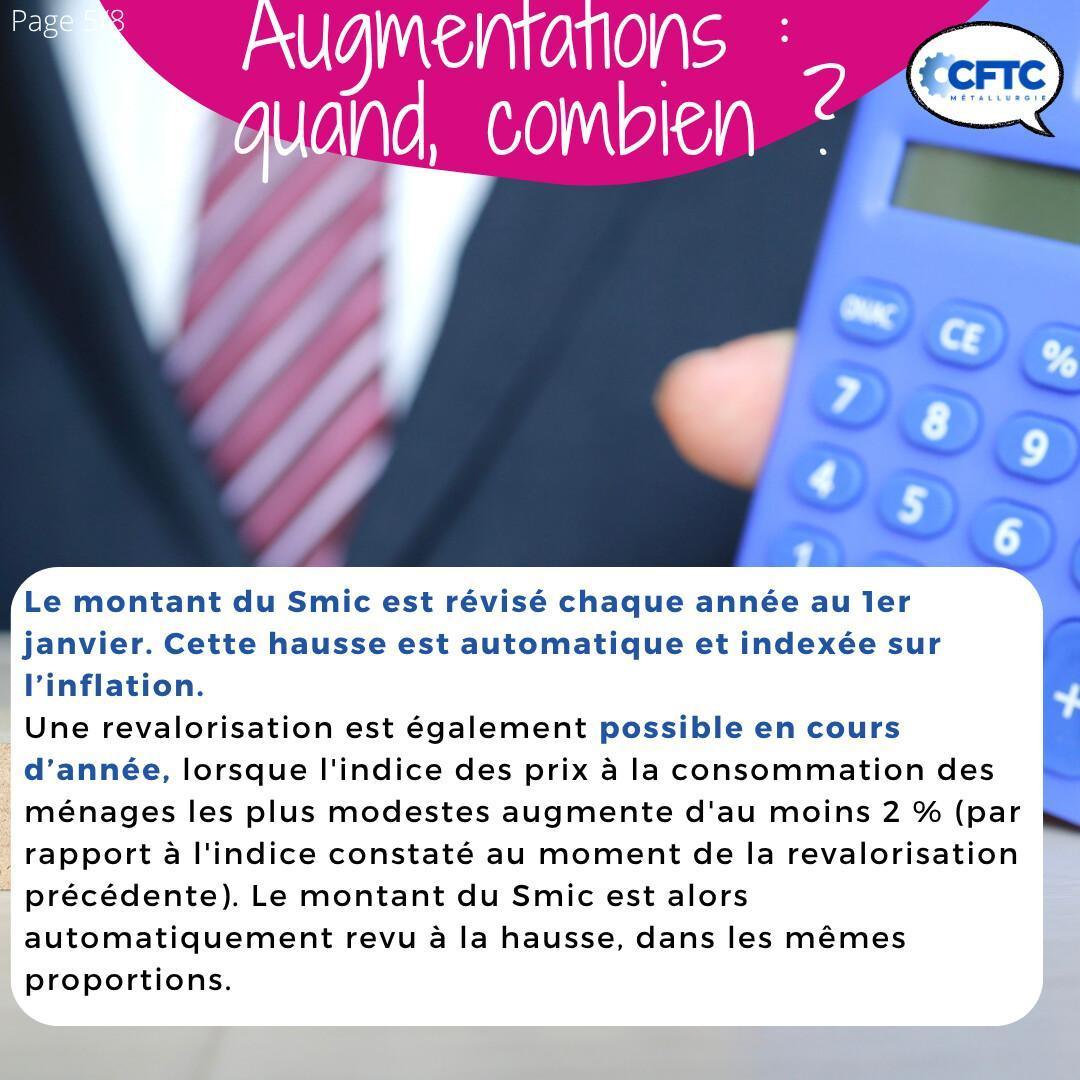 Le SMIC (salaire minimum de croissance)