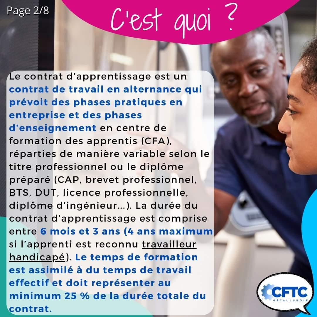 Le saviez-vous? Contrats d'alternance, contrats d'apprentissage.