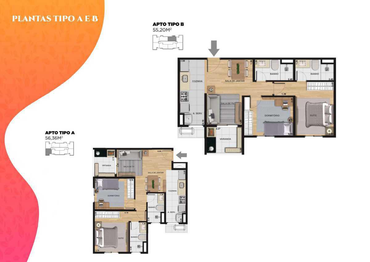 Apartamento em Hortolandia - Reserva Premium - Investe imovel Apartamento em Hortolandia - Reserva Premium - Investe imovel