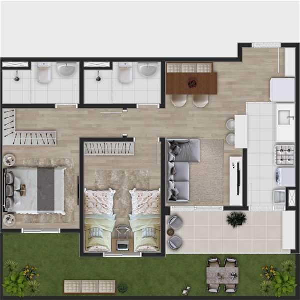 Apartamento em Hortolandia - MAXY Franceschini-Hortolandia Apartamento em Hortolandia - MAXY Franceschini-Hortolandia