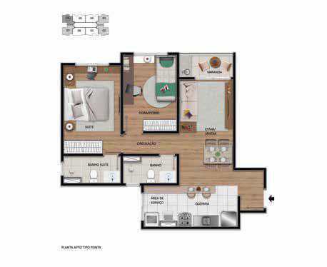 Apartamento em hortolandia - Inside residencial - Hortolandia Apartamento em hortolandia - Inside residencial - Hortolandia