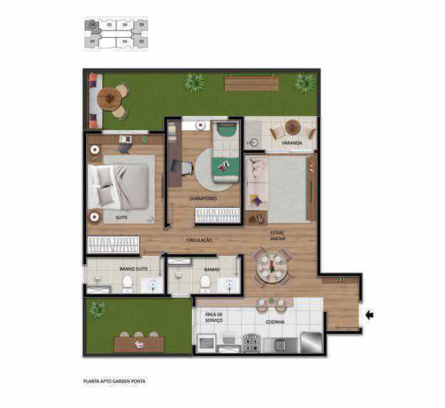 Apartamento em hortolandia - Inside residencial - Hortolandia Apartamento em hortolandia - Inside residencial - Hortolandia