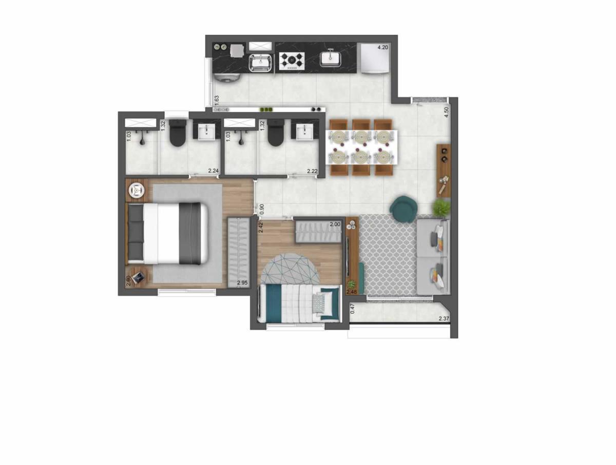 Apartamento em Campinas - Next Residence - 2 Quartos com Suíte na Planta - Investe imovel Apartamento em Campinas - Next Residence - 2 Quartos com Suíte na Planta - Investe imovel