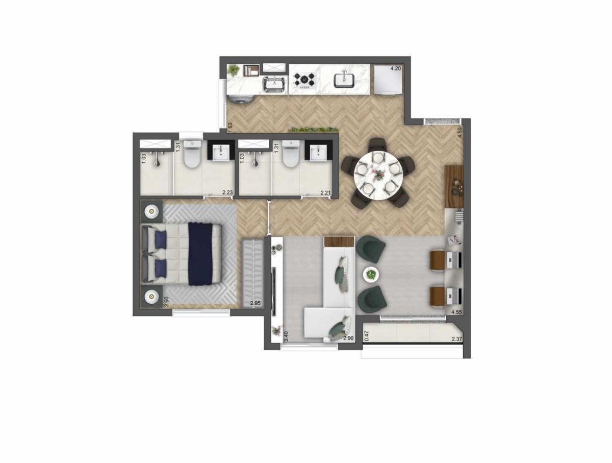 Apartamento em Campinas - Next Residence - 2 Quartos com Suíte na Planta - Investe imovel Apartamento em Campinas - Next Residence - 2 Quartos com Suíte na Planta - Investe imovel