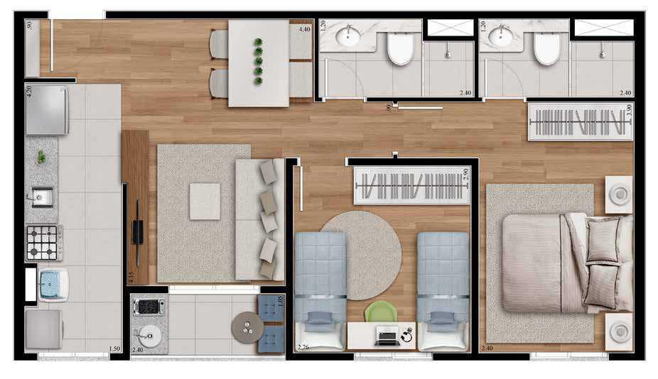 Apartamento em valinhos - Landscape- Investe imovel Apartamento em valinhos - Landscape- Investe imovel