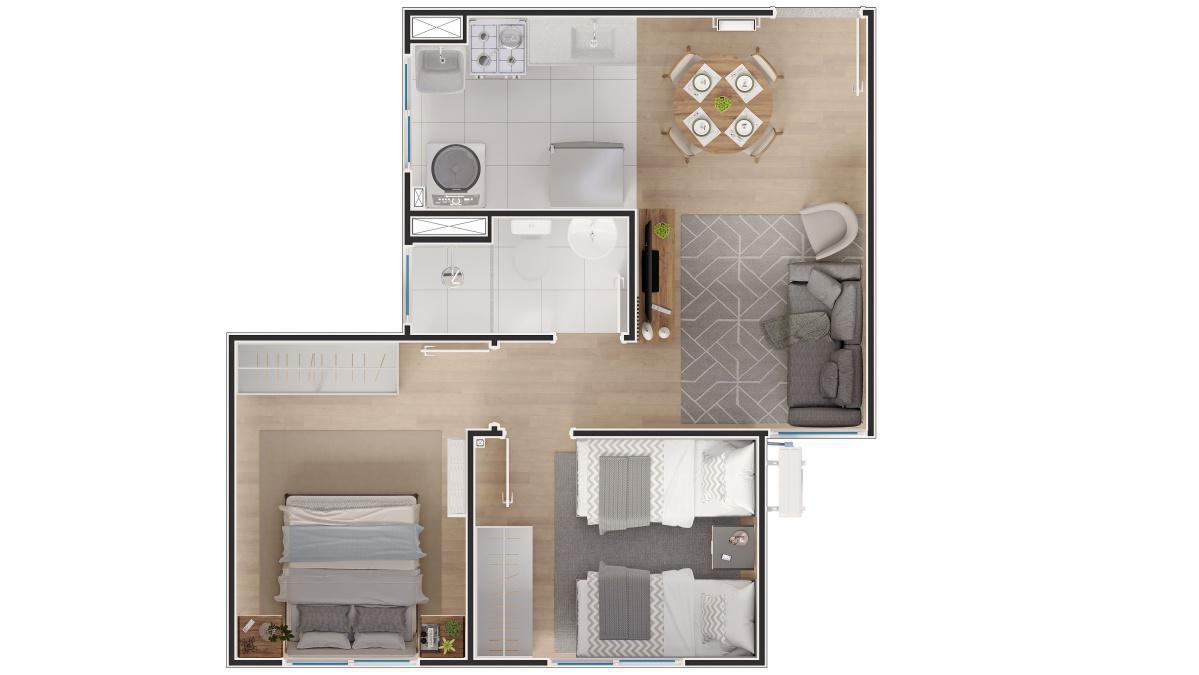 HM Smart Bem Morar Parque São Jorge - investe imovel HM Smart Bem Morar Parque São Jorge - investe imovel