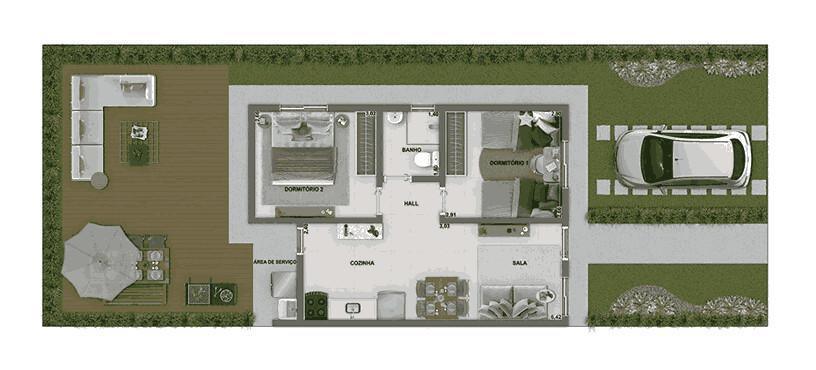 Casa regiao Ouro Verde