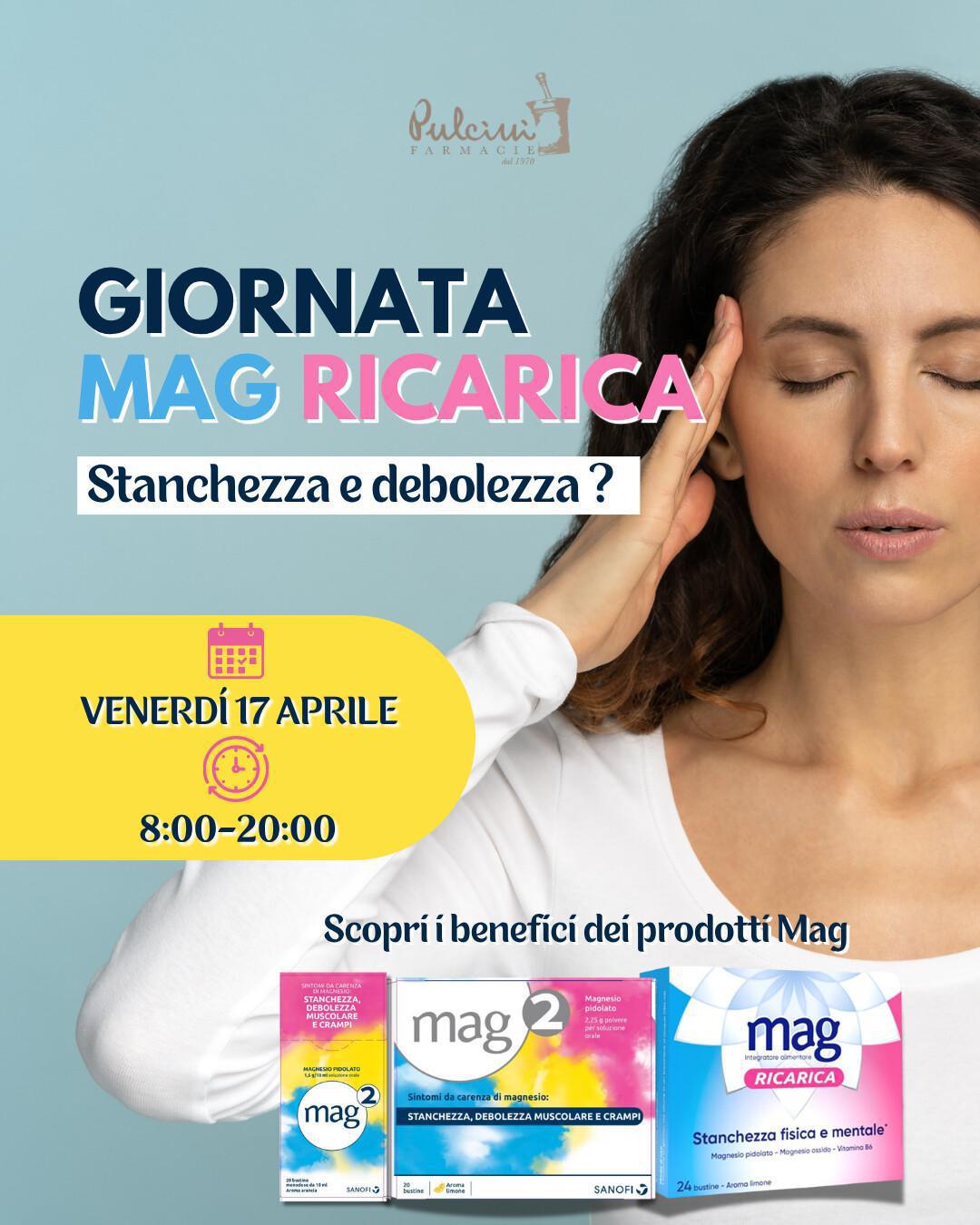 🔋Giornata MAG RICARICA: i benefici del magnesio 🔋Giornata MAG RICARICA: i benefici del magnesio