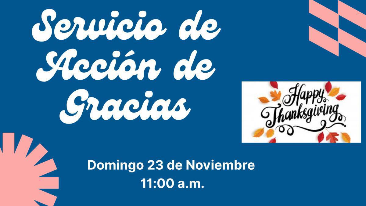 Servicio de Acción de Gracias