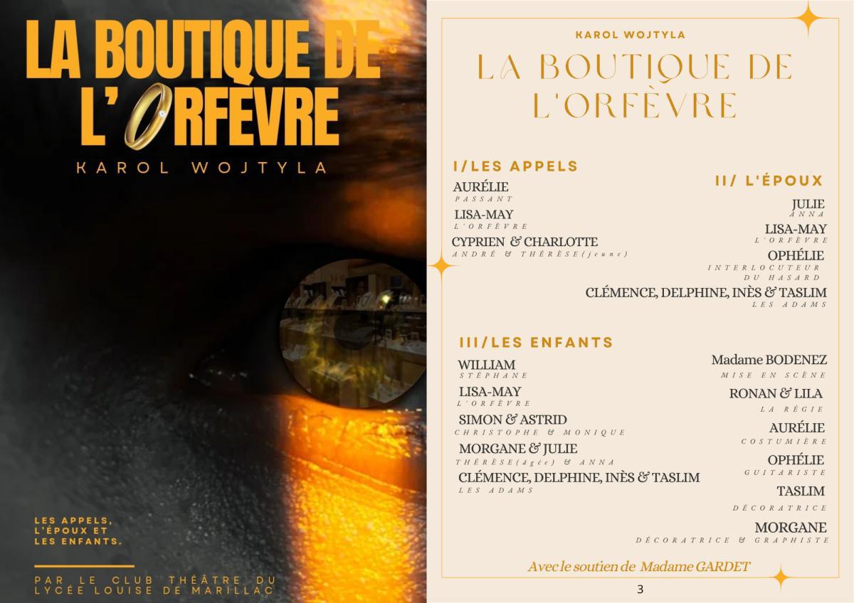 CoRe Retrouvaille - Théâtre la boutique de l'orfèvre