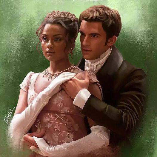@abhisheksalvi.art draws Digital painting from @bridgertonnetflix @netflix_in