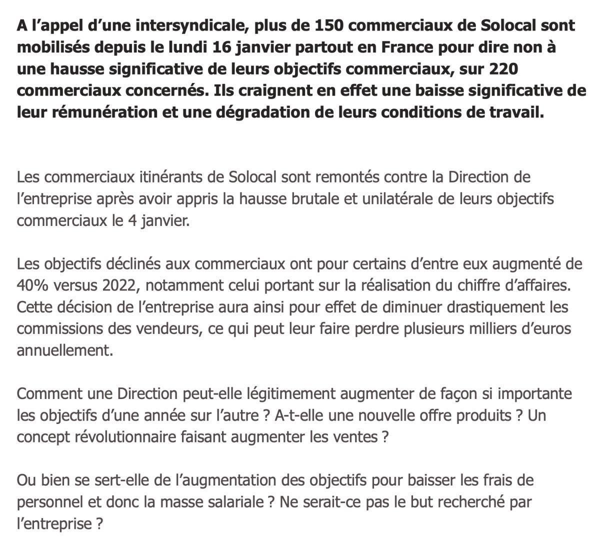 L'InFO Militante janvier 2023 - Salariés mobilisés