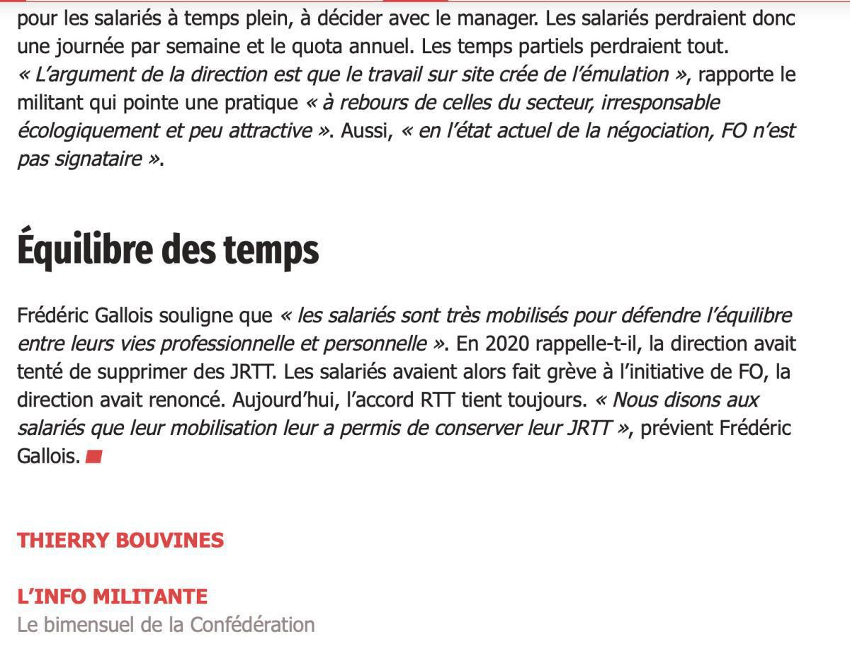 Solocal : FO refuse une subordination réelle contre une rémunération virtuelle