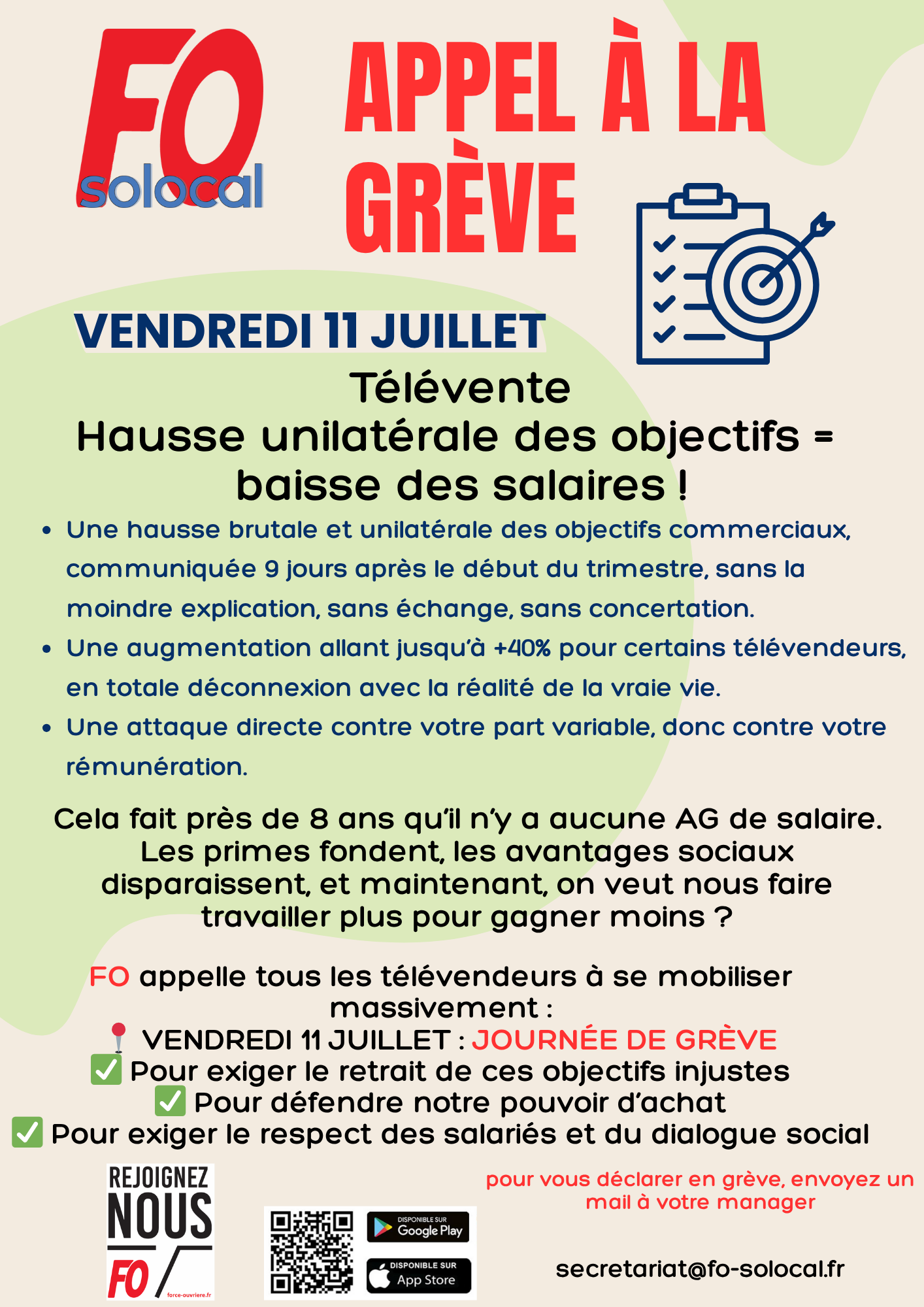 FO Solocal Grève 2025 07 07