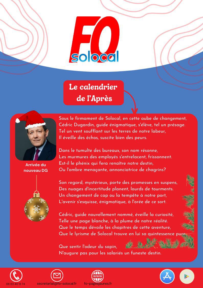 Le calendrier de l'Après