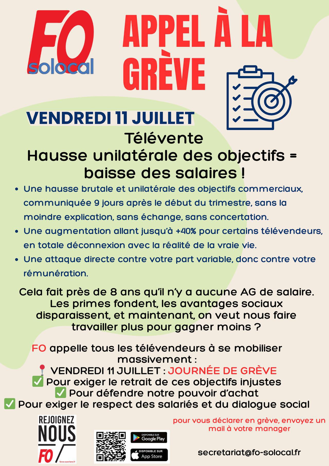 FO Solocal Grève 2025 07 07