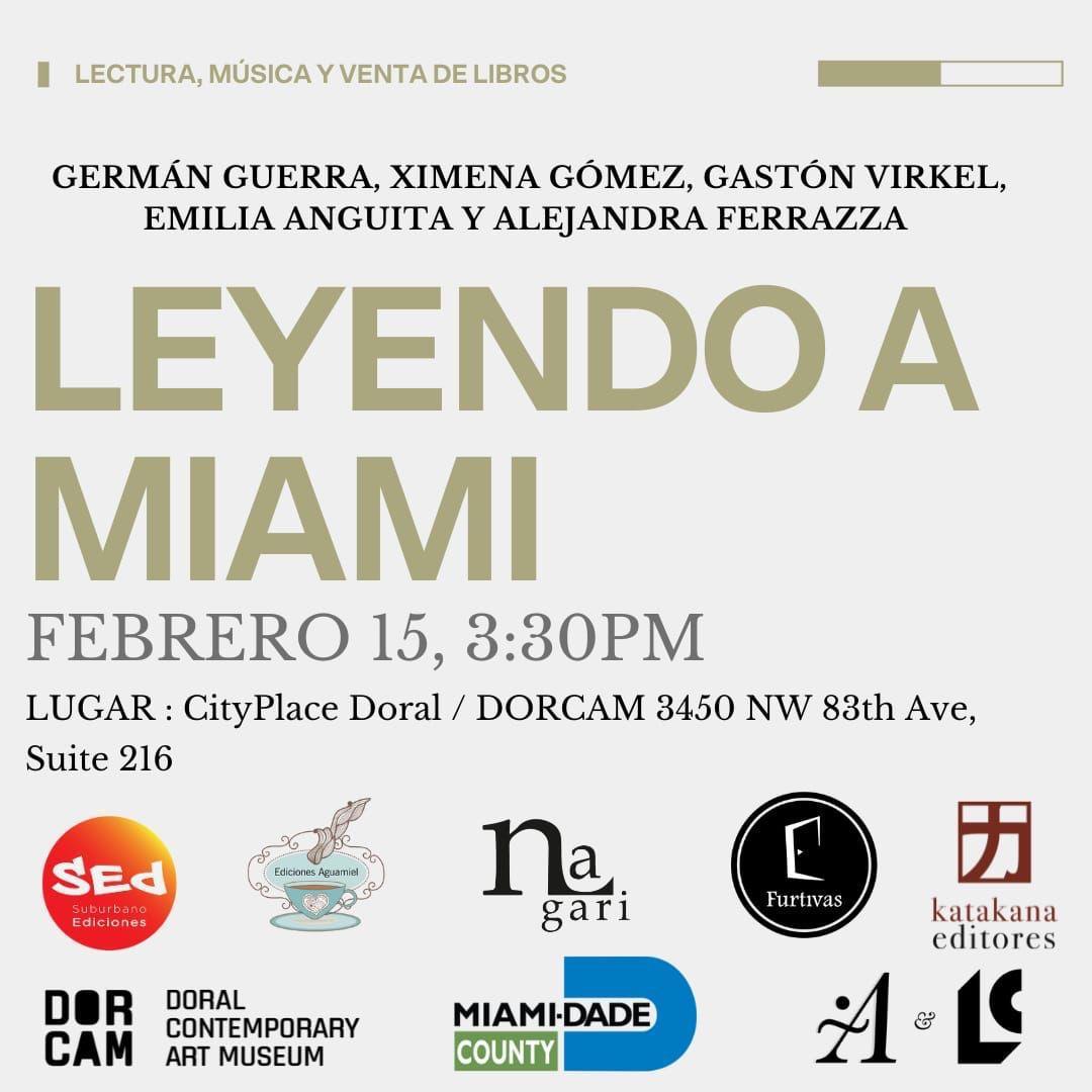 "Leyendo a Miami": un encuentro literario imperdible en DORCAM