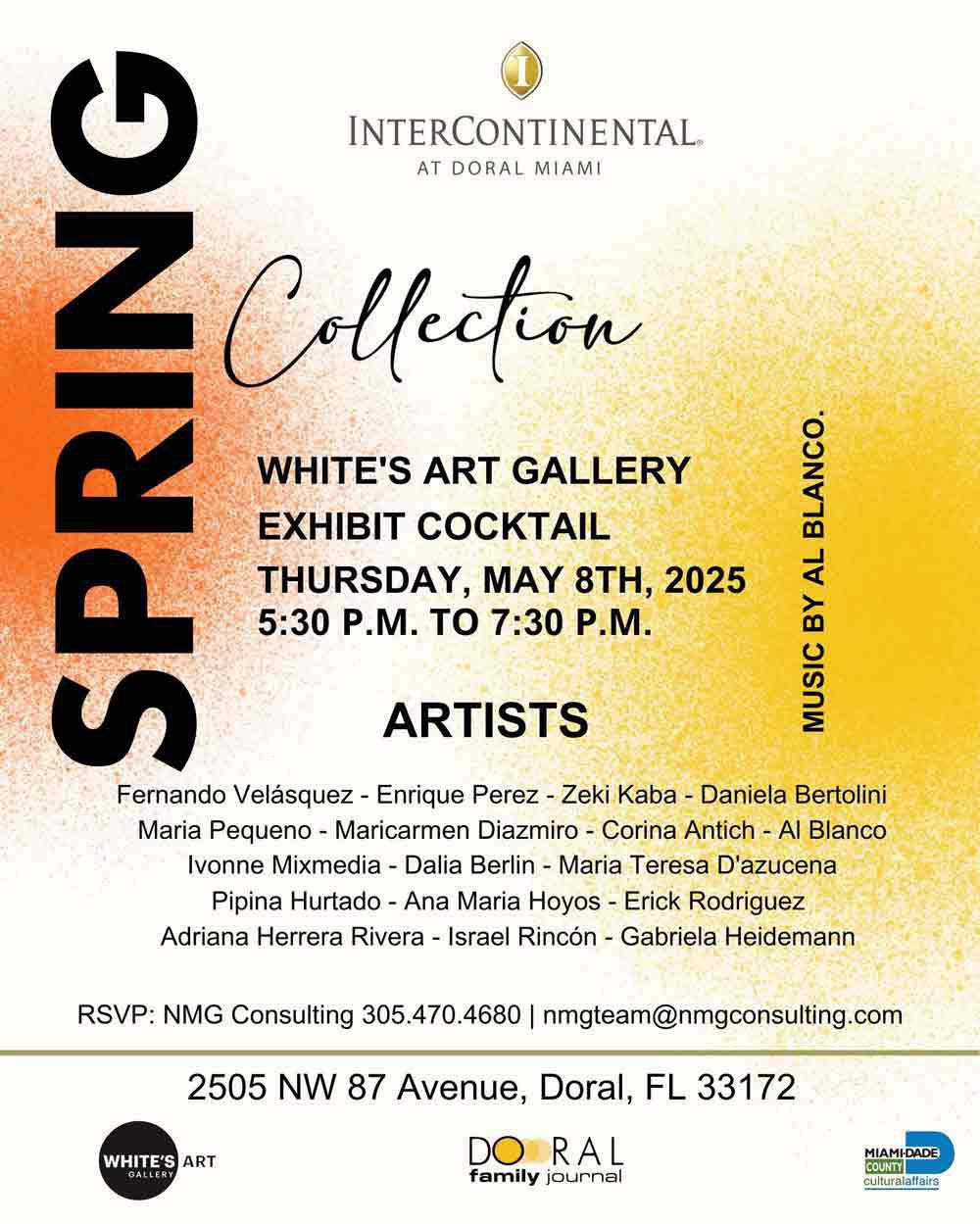 Una noche vibrante de arte y conexión en Doral
