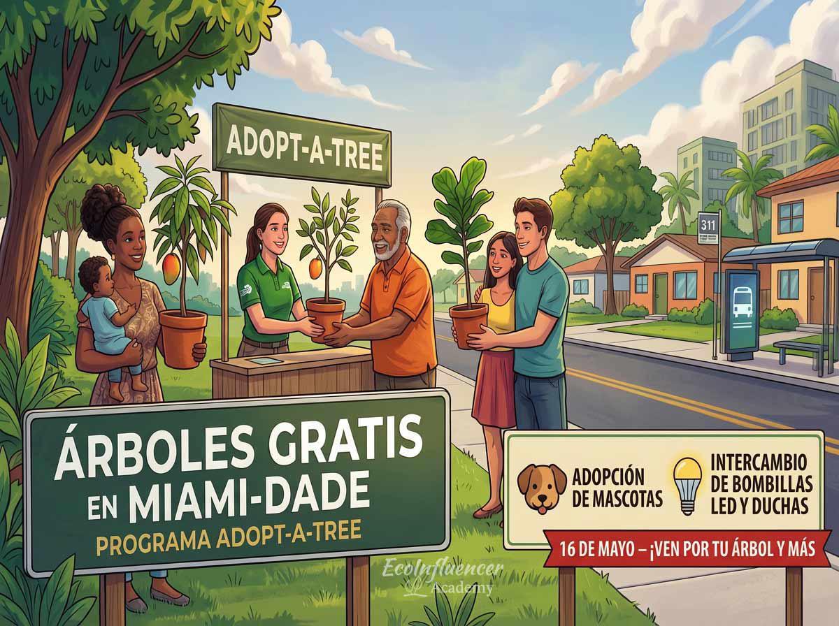Árboles gratis en Miami-Dade, una oportunidad para transformar tu hogar