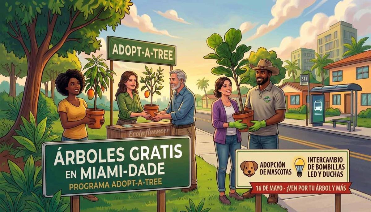 Árboles gratis en Miami-Dade, una oportunidad para transformar tu hogar Árboles gratis en Miami-Dade, una oportunidad para transformar tu hogar