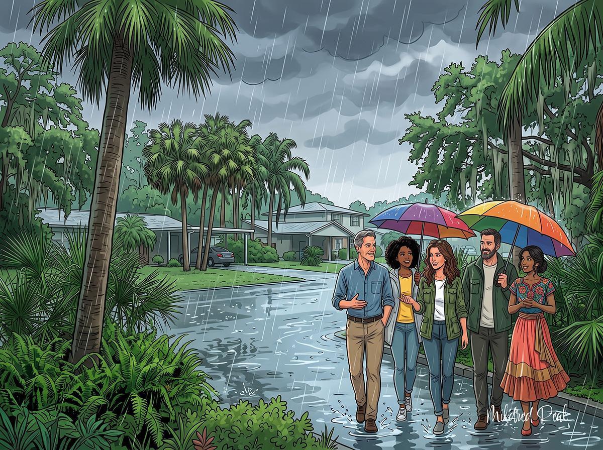 Florida bajo lluvia: lo que dicen las cifras oficiales y lo que tú puedes hacer