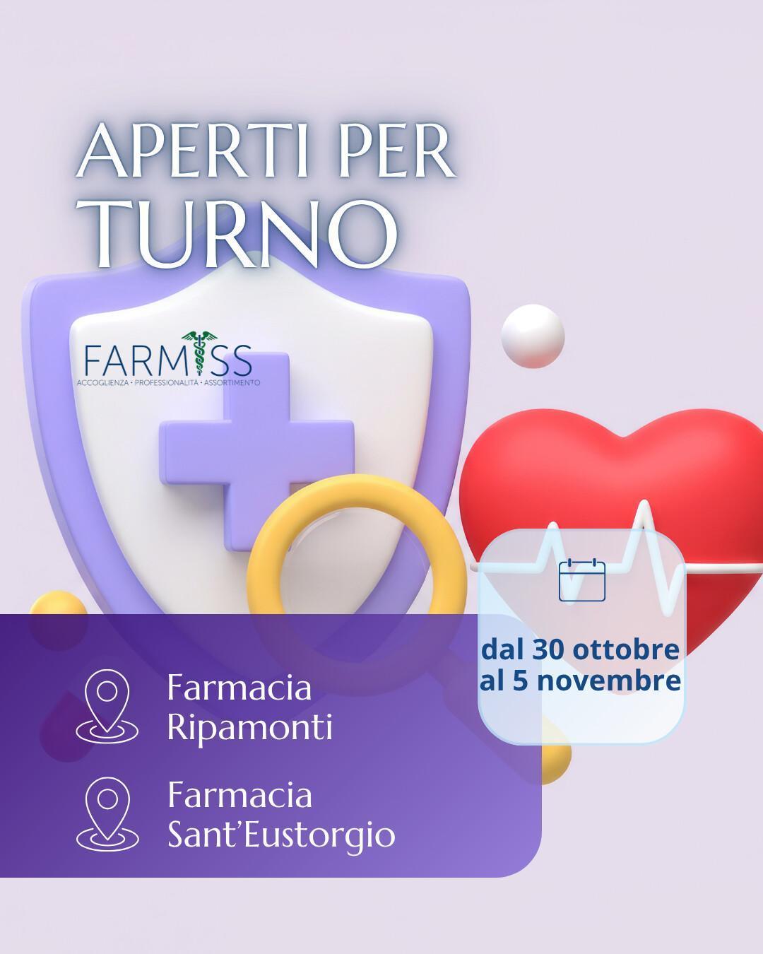 🔔 Aperti per turno