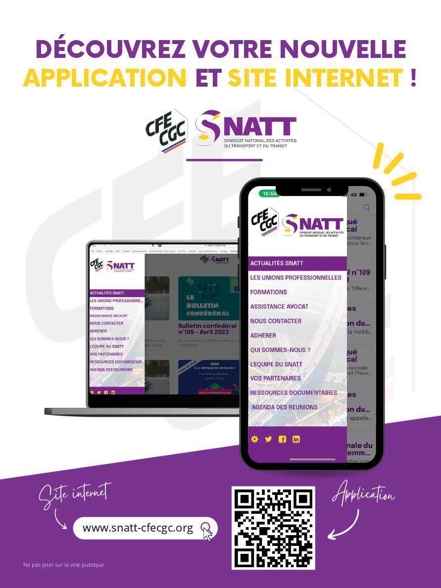 Bienvenue sur www.snatt-cfecgc.org ! Bienvenue sur www.snatt-cfecgc.org !