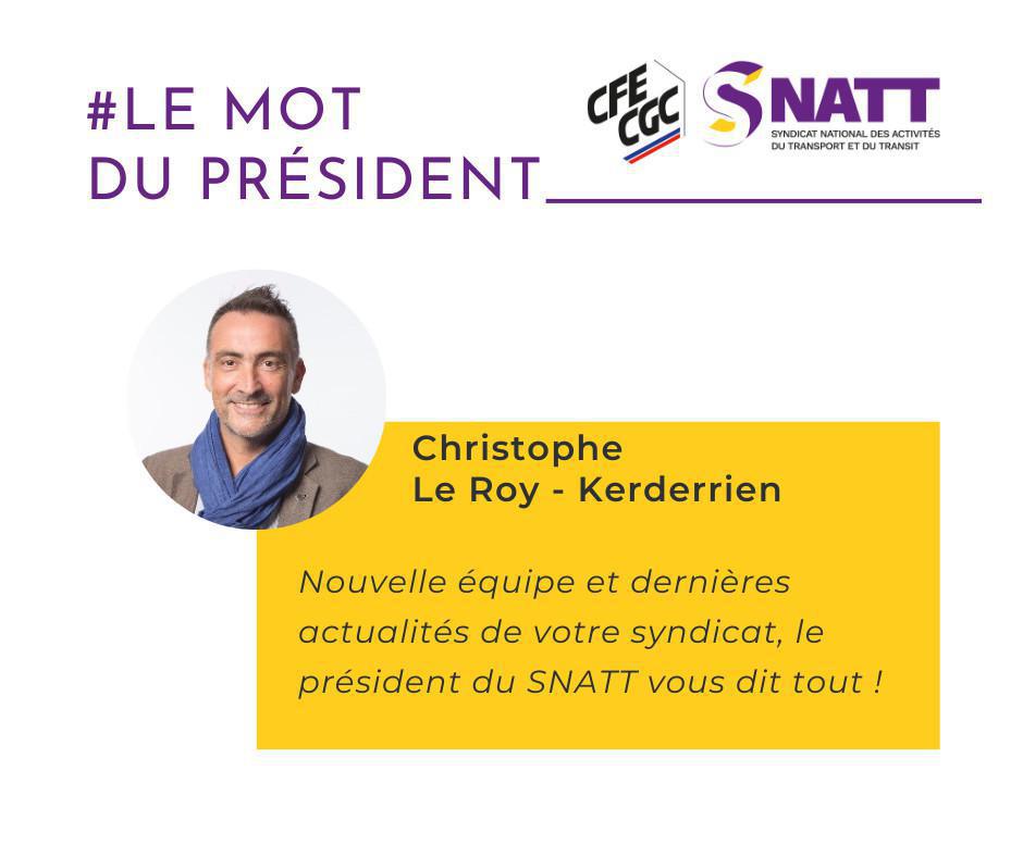 Le mot du président Le mot du président